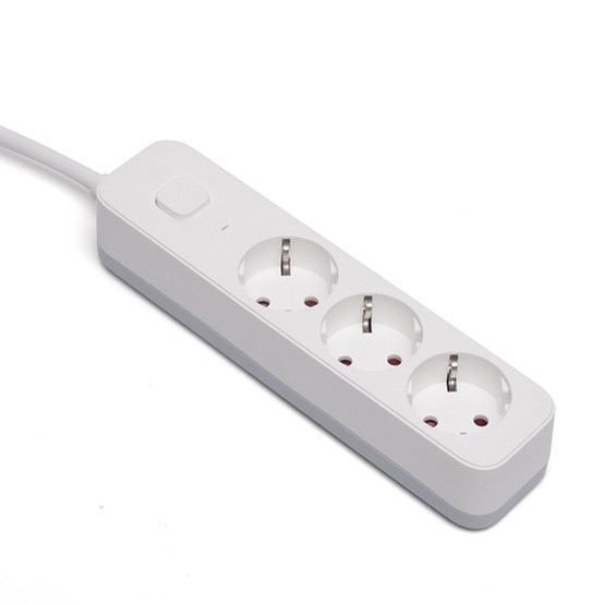 3 outlet Germany Type Extension Socket With On/Off Switch