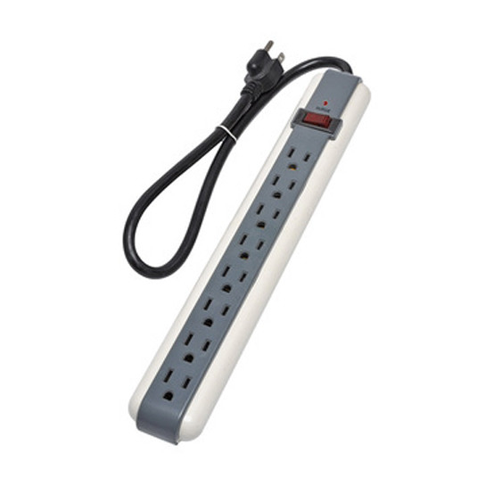 8 outlet Power Strip and Extension Socket With 15A Circuit Breaker Surger Protector